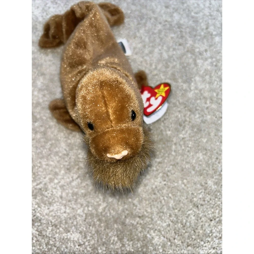 *RARE* Retired Ty Beanie Baby 1999 Paul the Walrus MINT‎ w/tags - Tag Errors
